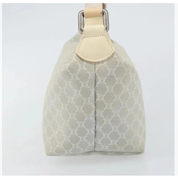 Celine Macadam Canvas handbag white silver - Picture 5 of 16